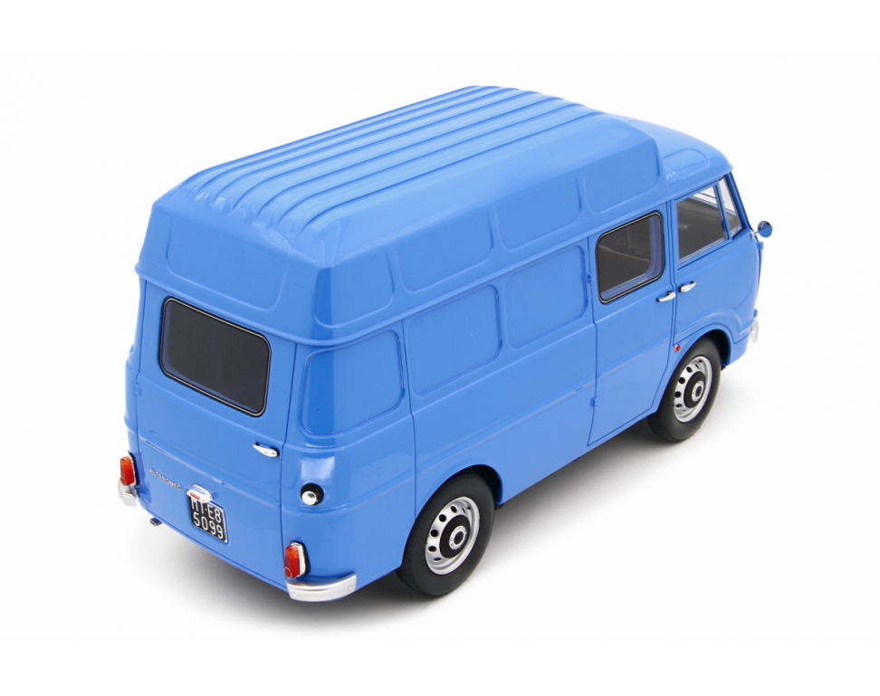 Alfa Romeo F12 Autocarro Tetto Sopralzato 1967 Blu 1:18-4