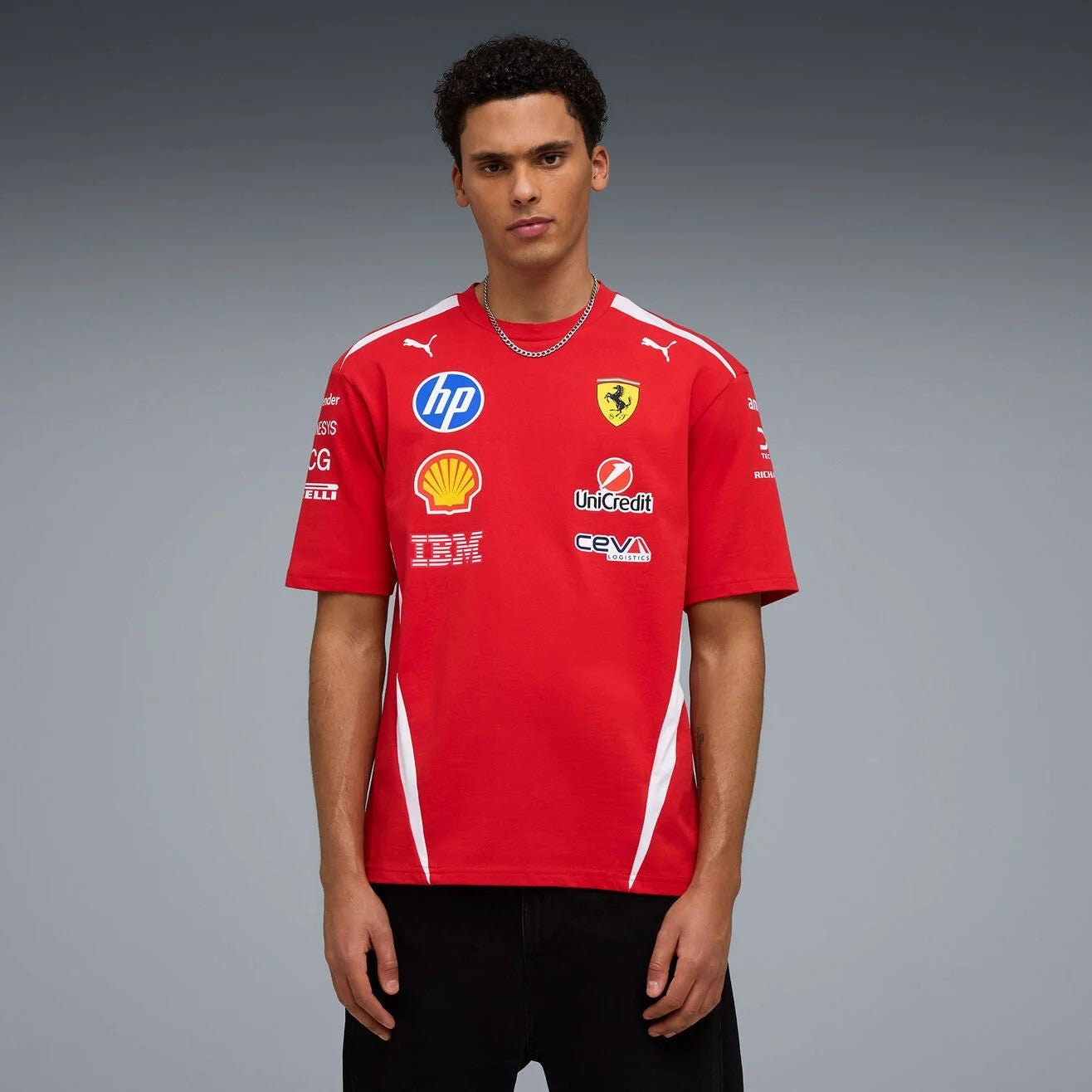 Ferrari F1 2026 T-Shirt Driver Uomo Replica Team Puma - 93228