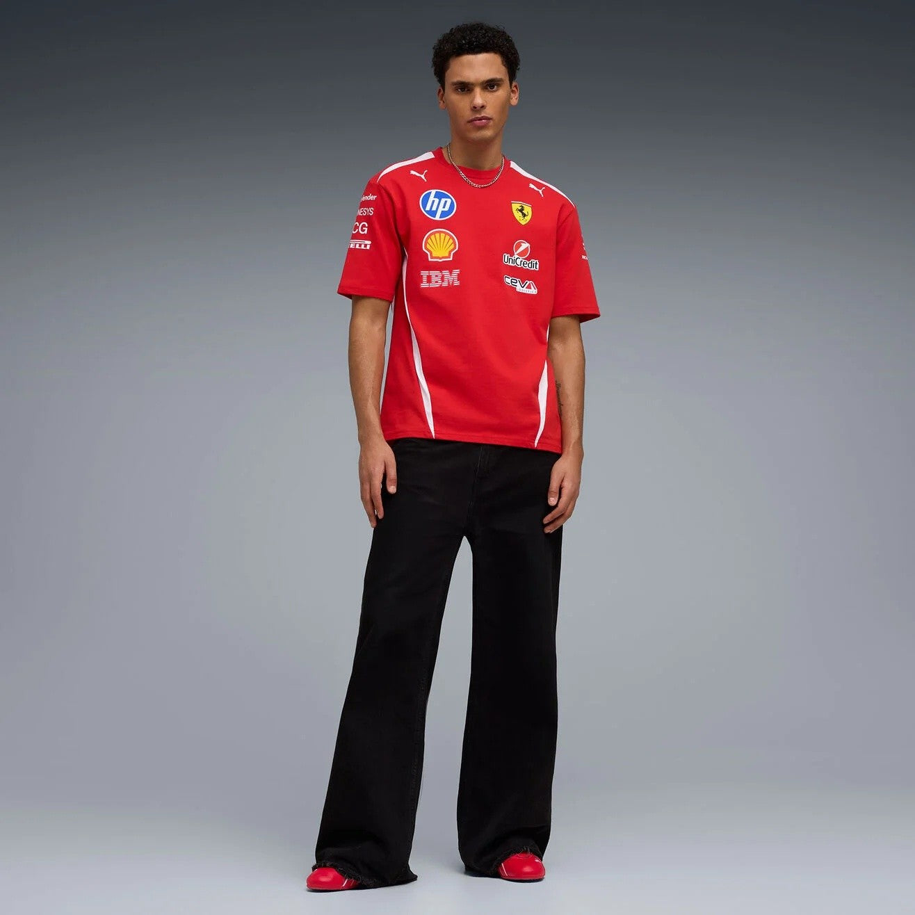 Ferrari F1 2026 T-Shirt Driver Uomo Replica Team Puma - 93230