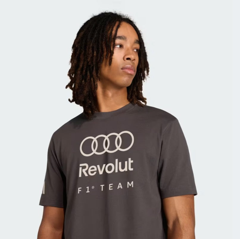 Audi Revolut F1 Team 2026 T-Shirt DNA Graphics Dark Gray  Adidas - 93255
