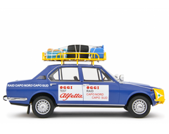 Alfa Romeo Alfetta 1.8 Raid Capo Nord Capo Sud 1973 Blu Le Mans 1:18 - 93262