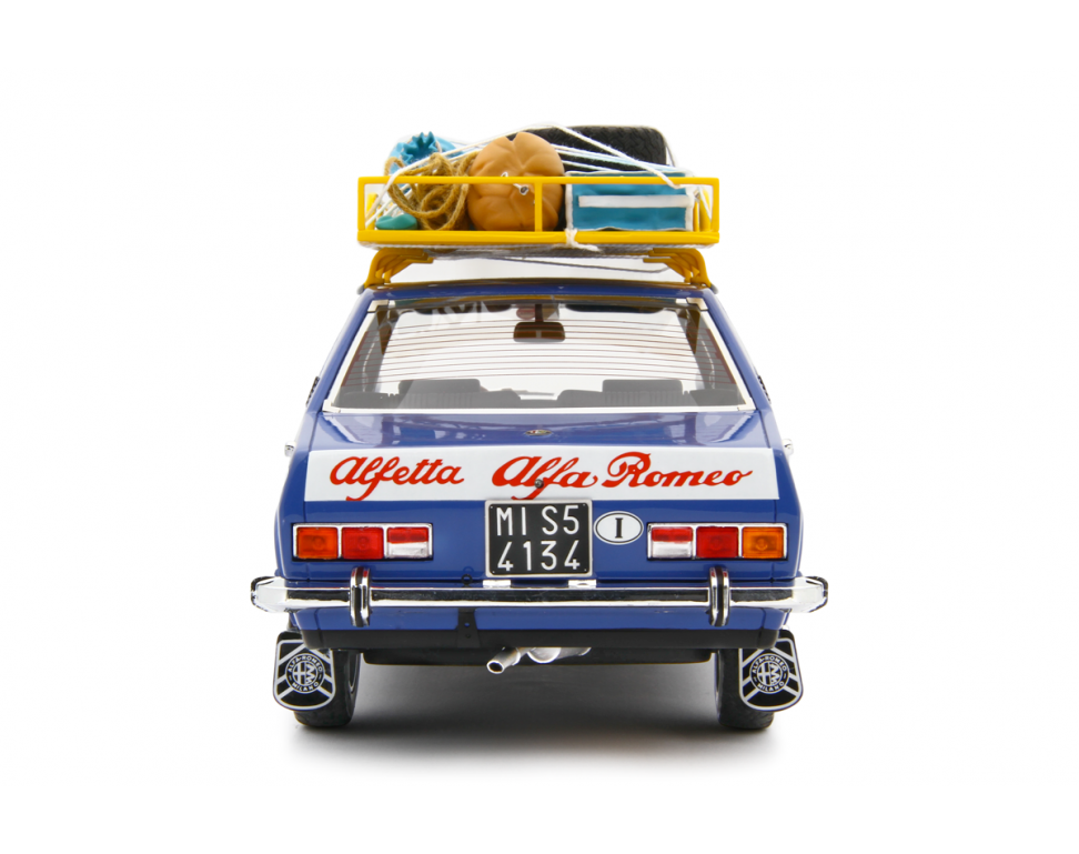 Alfa Romeo Alfetta 1.8 Raid Capo Nord Capo Sud 1973 Blu Le Mans 1:18 - 93263