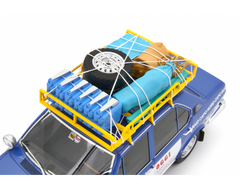 Alfa Romeo Alfetta 1.8 Raid Capo Nord Capo Sud 1973 Blu Le Mans 1:18 - 93268