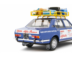 Alfa Romeo Alfetta 1.8 Raid Capo Nord Capo Sud 1973 Blu Le Mans 1:18 - 93270