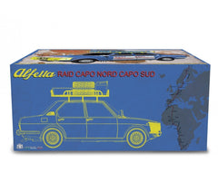 Alfa Romeo Alfetta 1.8 Raid Capo Nord Capo Sud 1973 Blu Le Mans 1:18 - 93276