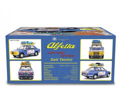 Alfa Romeo Alfetta 1.8 Raid Capo Nord Capo Sud 1973 Blu Le Mans 1:18 - 93277