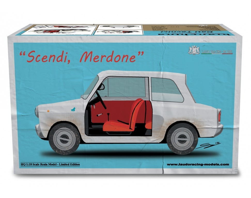 Autobianchi Bianchina 1962 "Scendi Merdone" Rag. Ugo 1:18 - 93322