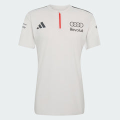 Audi Revolut F1 Team 2026 Polo Team Engineers - Marketing Adidas Chalk Pearl - Iron Metallic - 93435