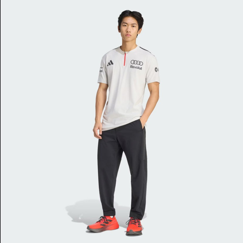 Audi Revolut F1 Team 2026 Polo Team Engineers - Marketing Adidas Chalk Pearl - Iron Metallic - 93436