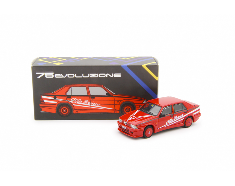 Alfa Romeo Alfa 75 1.8i Turbo Evoluzione 1987 Red Alfa Romeo 1:64 - 93544