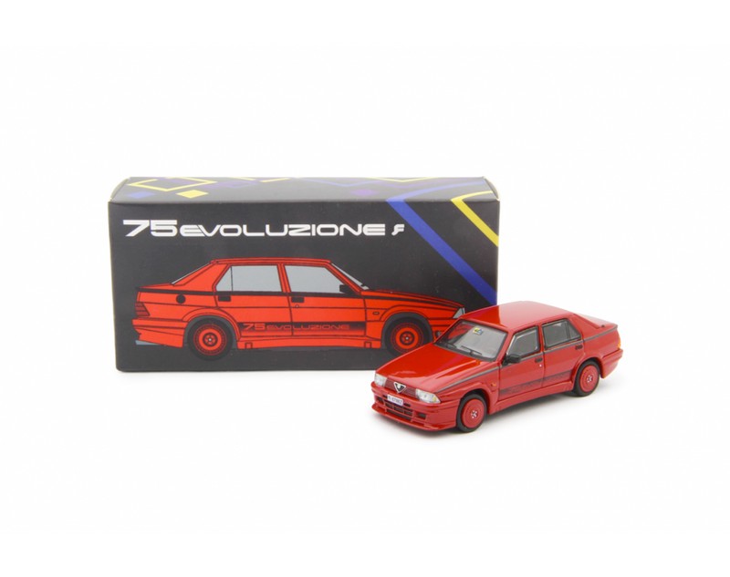 Alfa Romeo Alfa 75 1.8i Turbo Evoluzione 1987 Red 1:64 - 93558