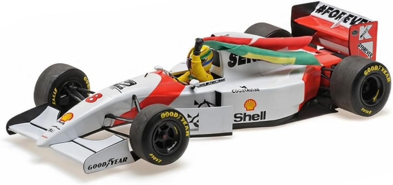 Mclaren Ford MP4/8 Ayrton Senna Tribute Imola 19-05-2024 Sebastian Vettel 1:18 - 93663