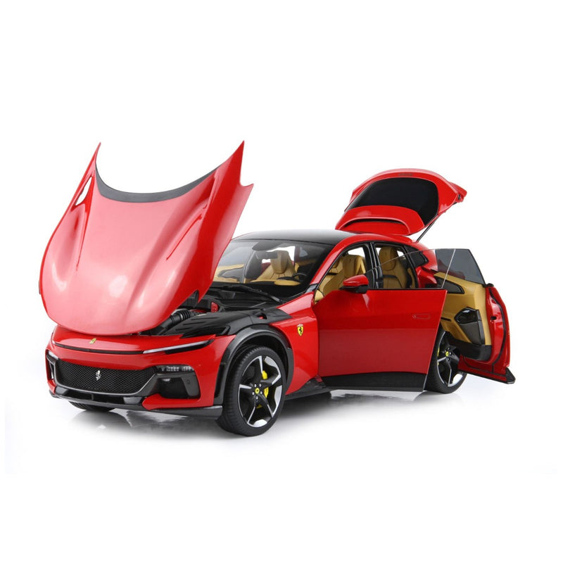 Ferrari Purosangue 2022 Rosso Corsa Tetto Panoramico Diecast 1:18 - 93699