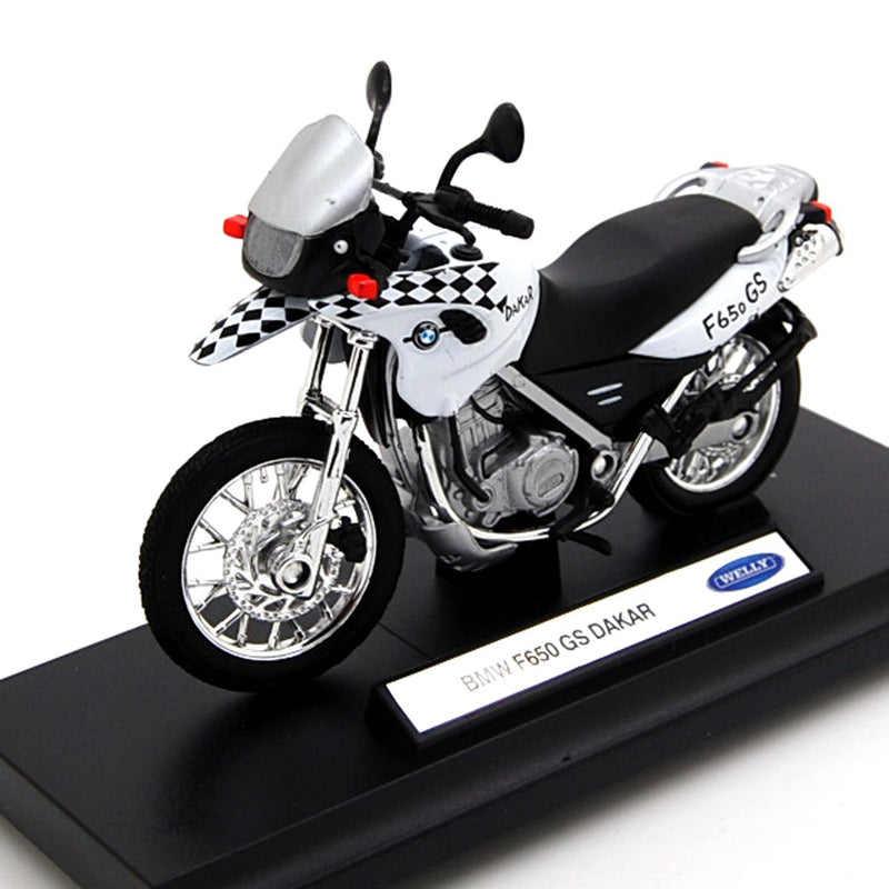 BMW F650 GS Dakar Silver 1:18 - 93791