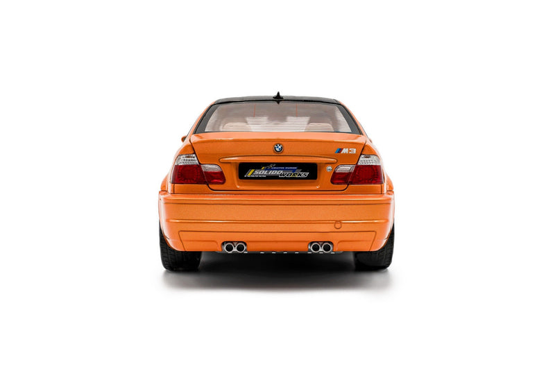 BMW M3 (E46) Coupé 2000 orange metallic - black 1:18 - 93852