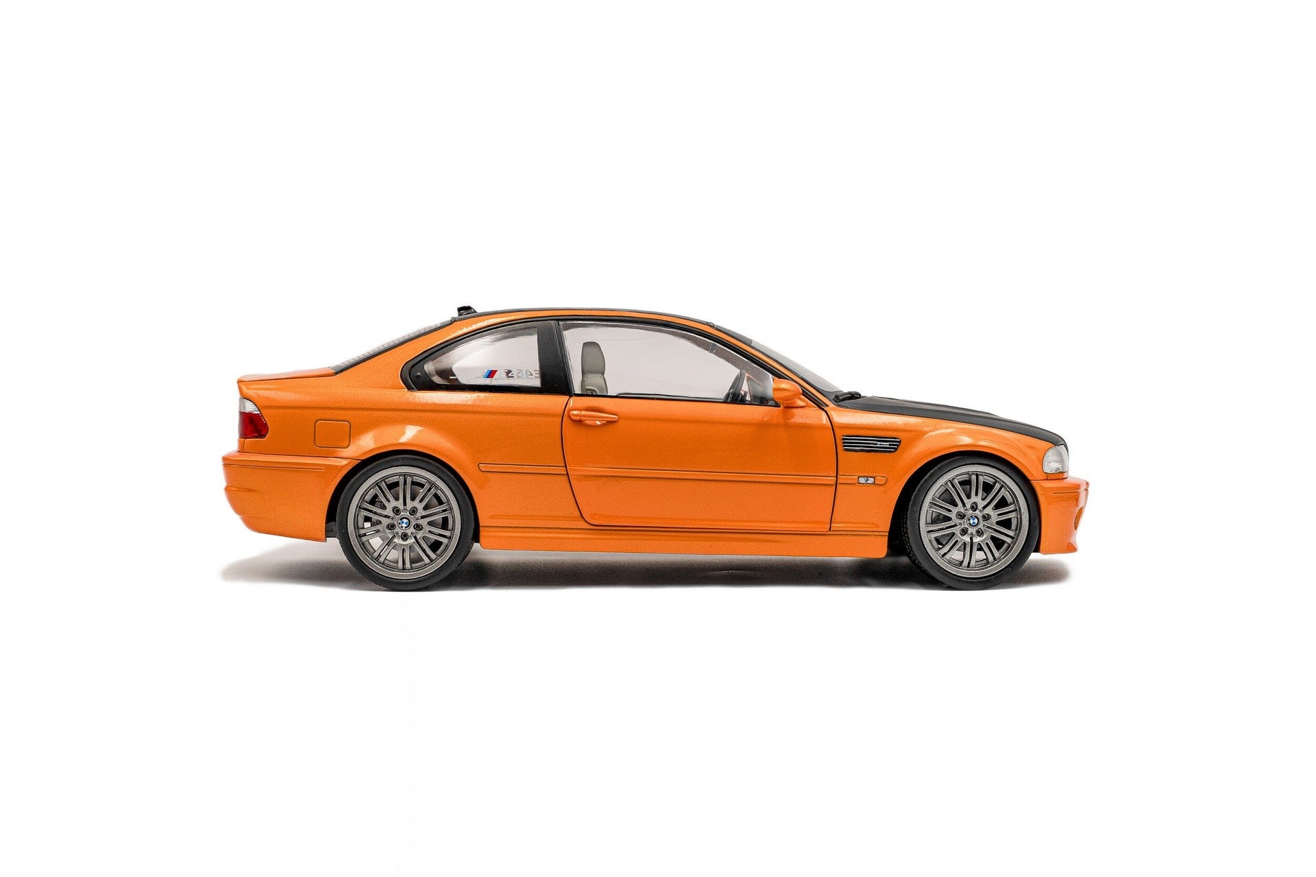 BMW M3 (E46) Coupé 2000 orange metallic - black 1:18 - 93854