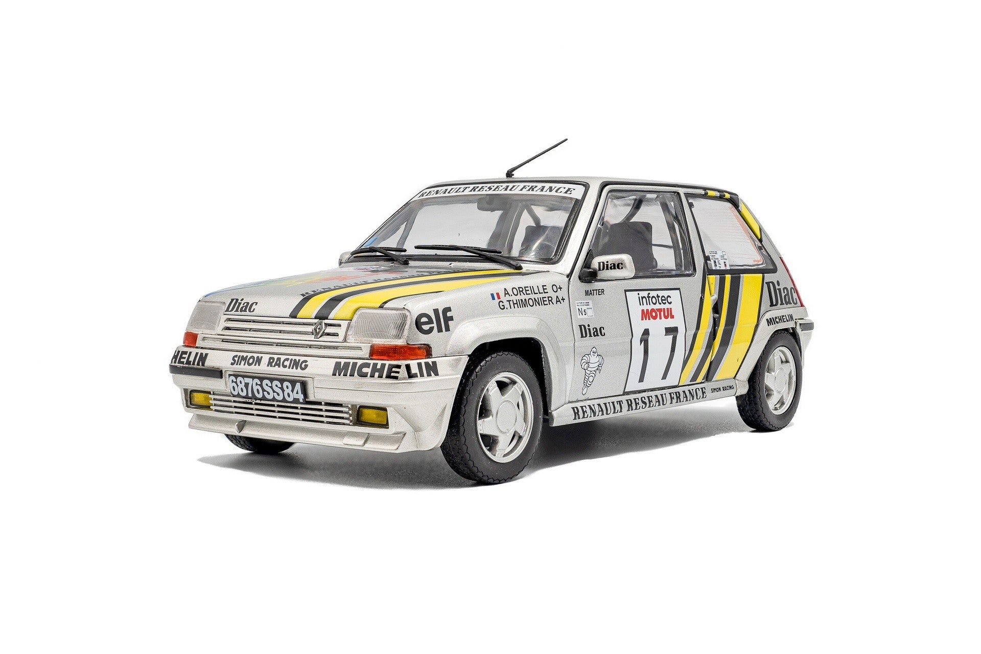 Renault 5 GT Turbo MK2 Tour de Corse 1989 7 Alan Oreille 1:18 - 93890