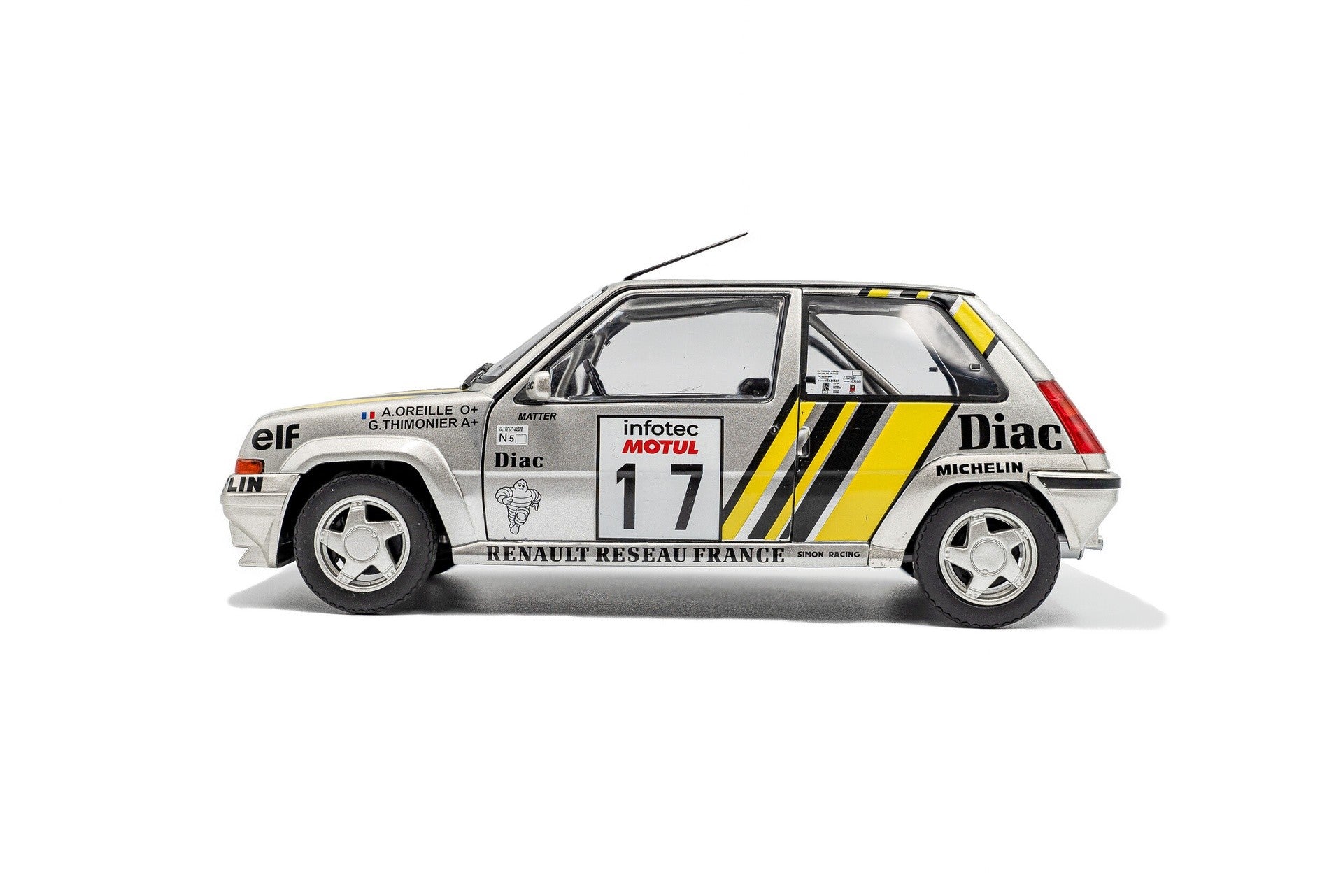 Renault 5 GT Turbo MK2 Tour de Corse 1989 7 Alan Oreille 1:18 - 93891