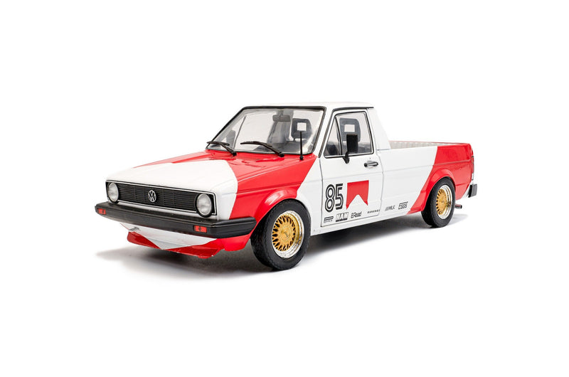 Volkswagen VW Caddy Pick-Up 1982 Red Cowboy Racing Tribute 1:18 - 93896