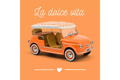 Fiat 500 Jolly 1965 Orange 1:18 - 93948