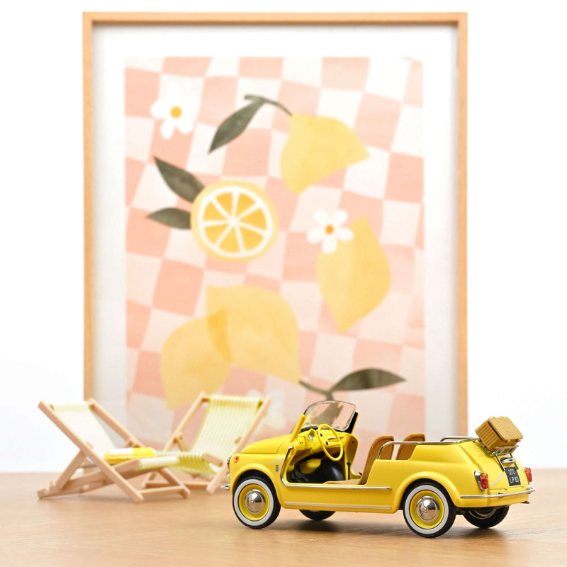 Fiat 500 Jolly 1965 Yellow 1:18 - 93967