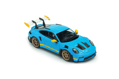Porsche 911 (992) GT3 RS Tribute 24h Daytona 2003 Riviera Blue 1:43 - 94130
