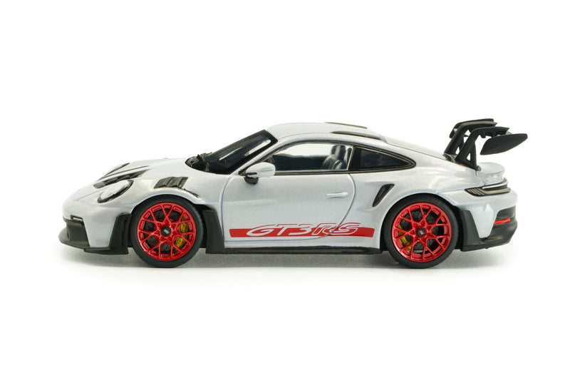 Porsche 911 (992) GT3 RS 2023 Ice Grey Metallic w/Pyro Red 1:43 - 94132