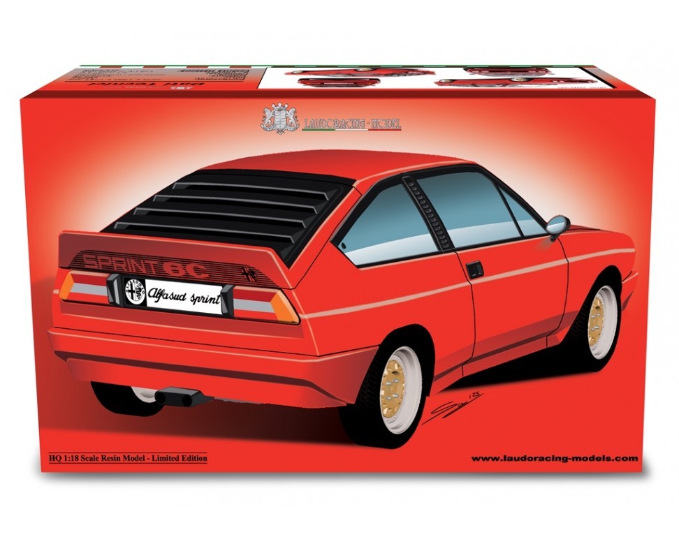 Alfa Romeo Sprint 6C Prototipo Autodelta 1982 Rosso Alfa 1:18 - 94174