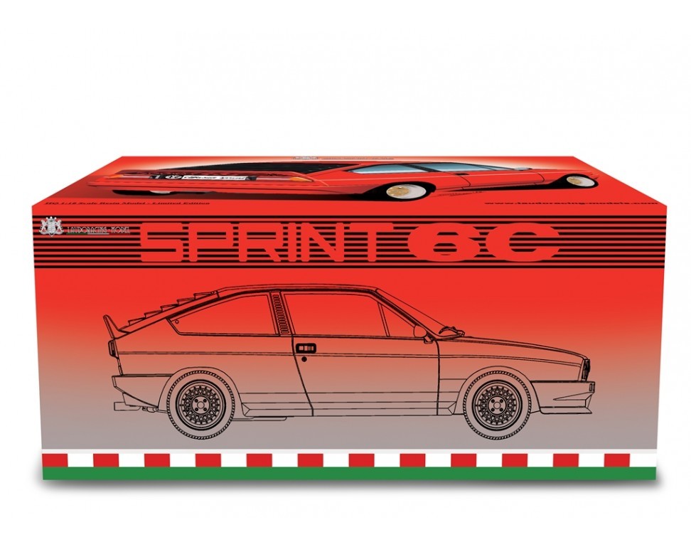 Alfa Romeo Sprint 6C Prototipo Autodelta 1982 Rosso Alfa 1:18 - 94175