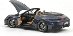 Porsche 911 Carrera Cabriolet 2025 Blu Yachting metallizzato 1:18 - 94199