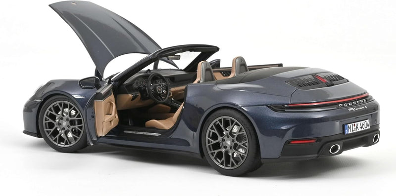 Porsche 911 Carrera Cabriolet 2025 Blu Yachting metallizzato 1:18 - 94199