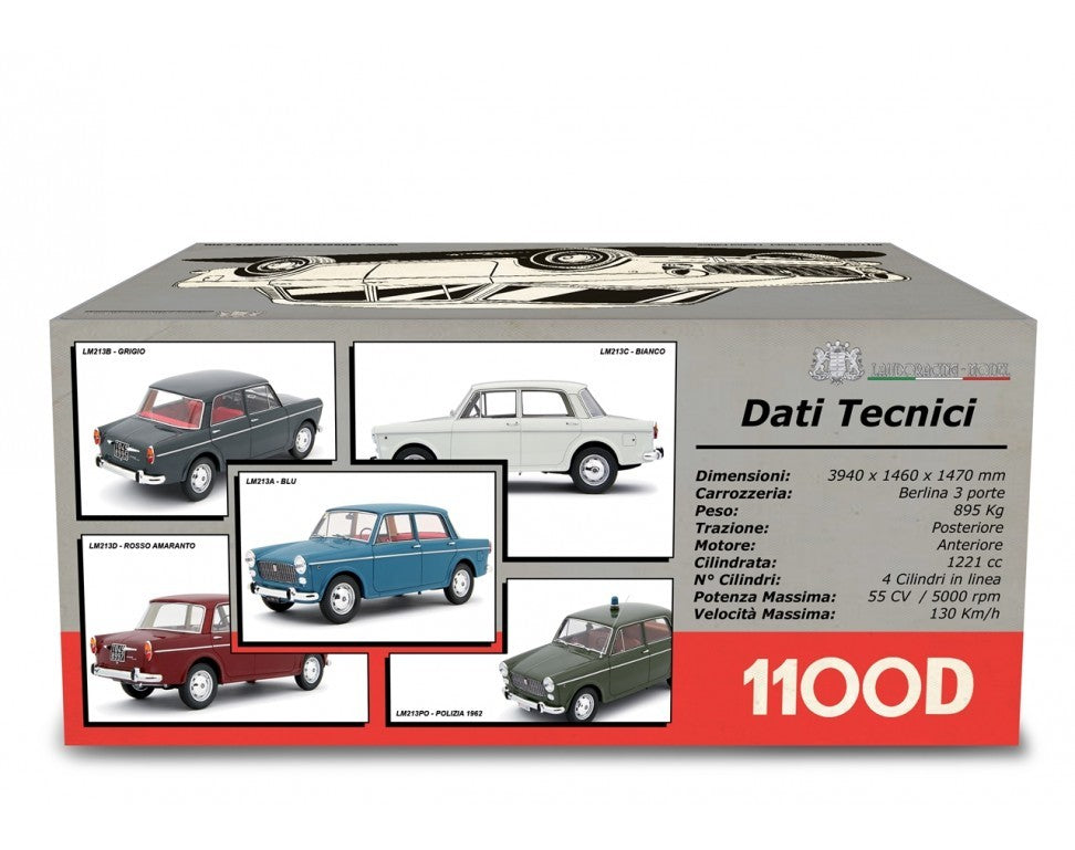 Fiat 1100D 1962-66 Blu 1:18 - 94355