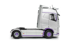 Volvo FH XL Globetrotter 2023 silver-purple 1:24 - 94442