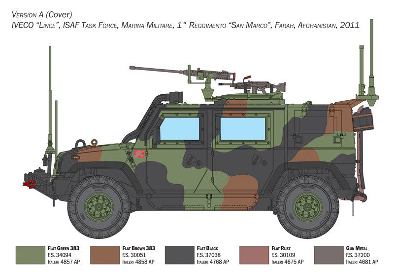 Iveco Defence Vehicles VTLM Lince Kit 1:24 - 94480