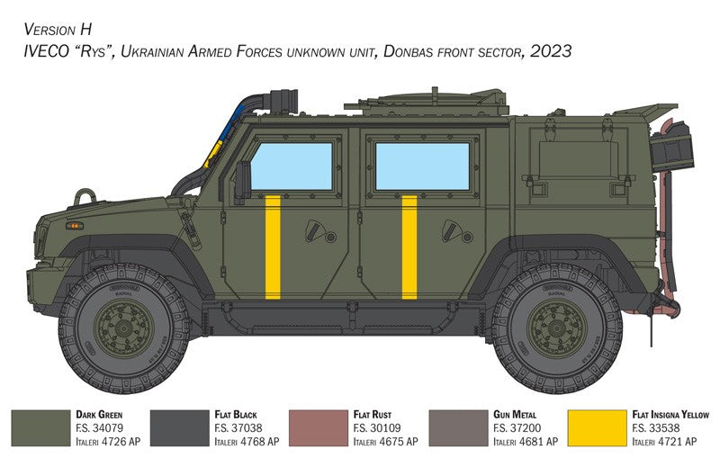 Iveco Defence Vehicles VTLM Lince Kit 1:24 - 94488
