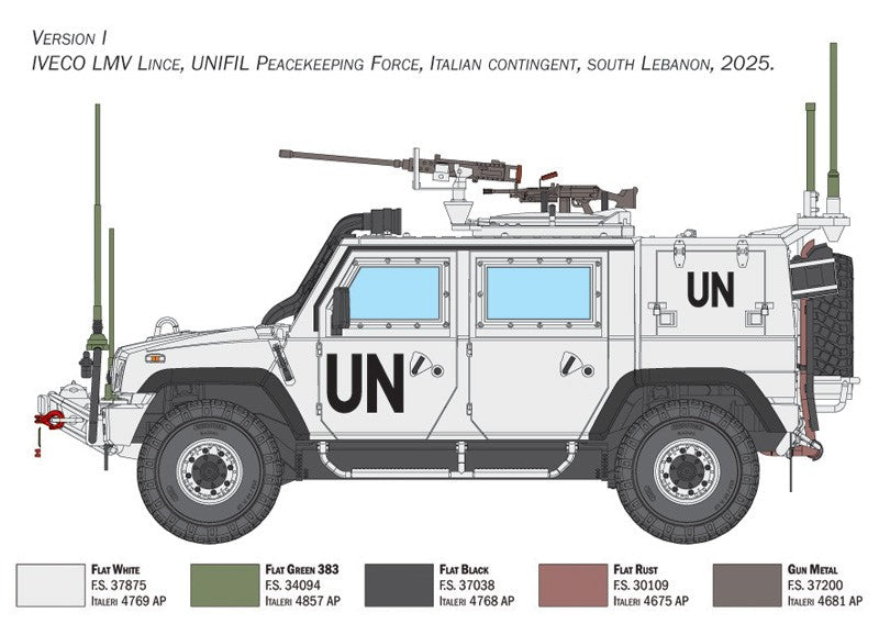 Iveco Defence Vehicles VTLM Lince Kit 1:24 - 94489