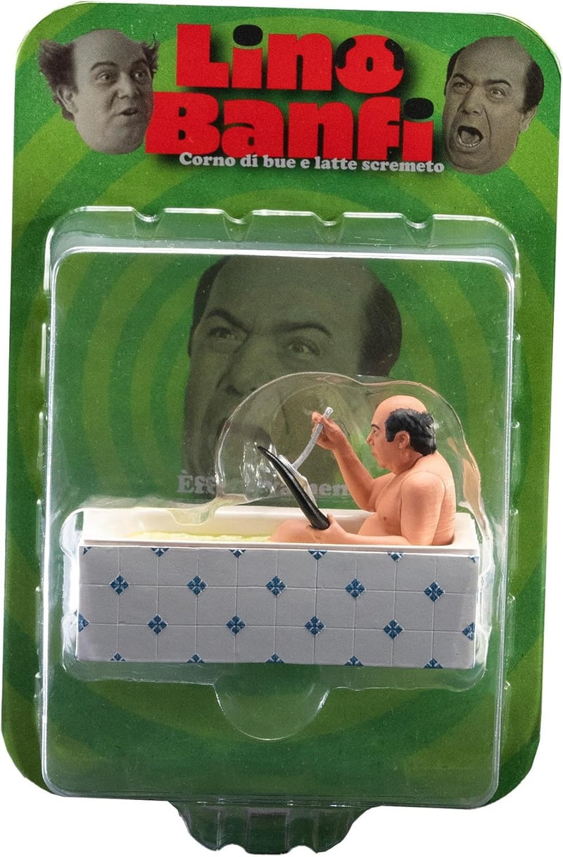 Lino Banfi "Corno di bue e Lette Scremeto" Cine Mini PVC Vasca - 94570