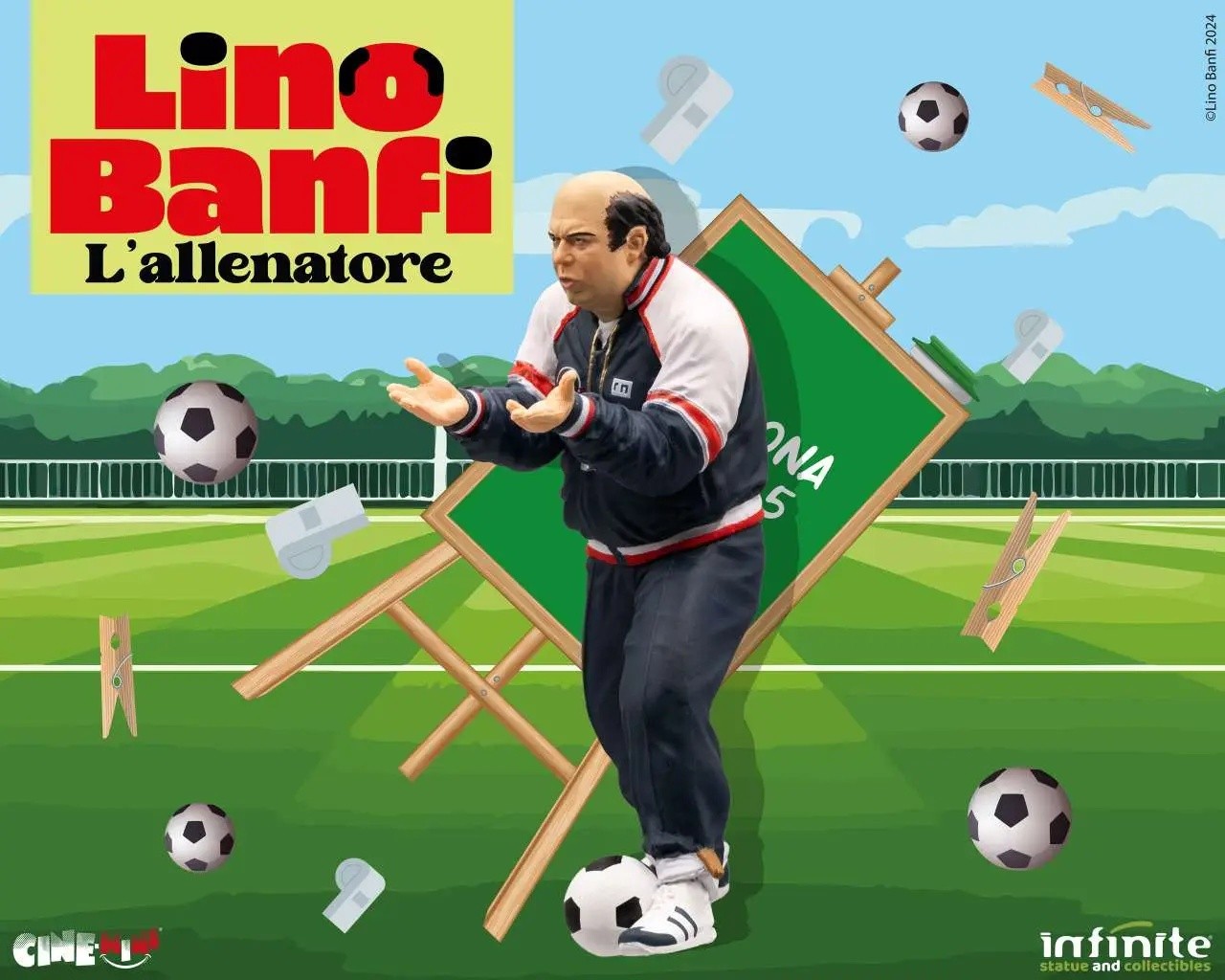 Lino Banfi "L’allenatore nel Pallone" Cinemini Pvc - 94585