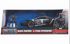 Lykan Hypersport "Black Panther" con personaggio Black Panther 1:24 - 9542
