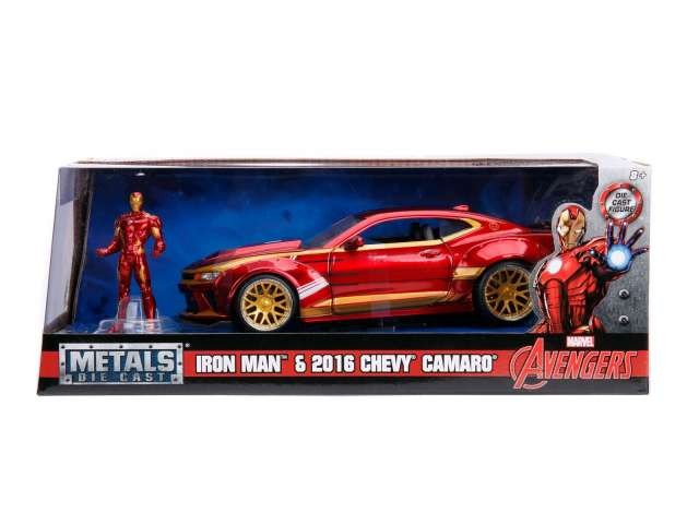 Chevrolet Camaro 2016 "Iron Man" con personaggio 1:24 - 9553