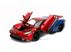 Ford GT 2017 "Spider Man" con personaggio 1:24 - 9560