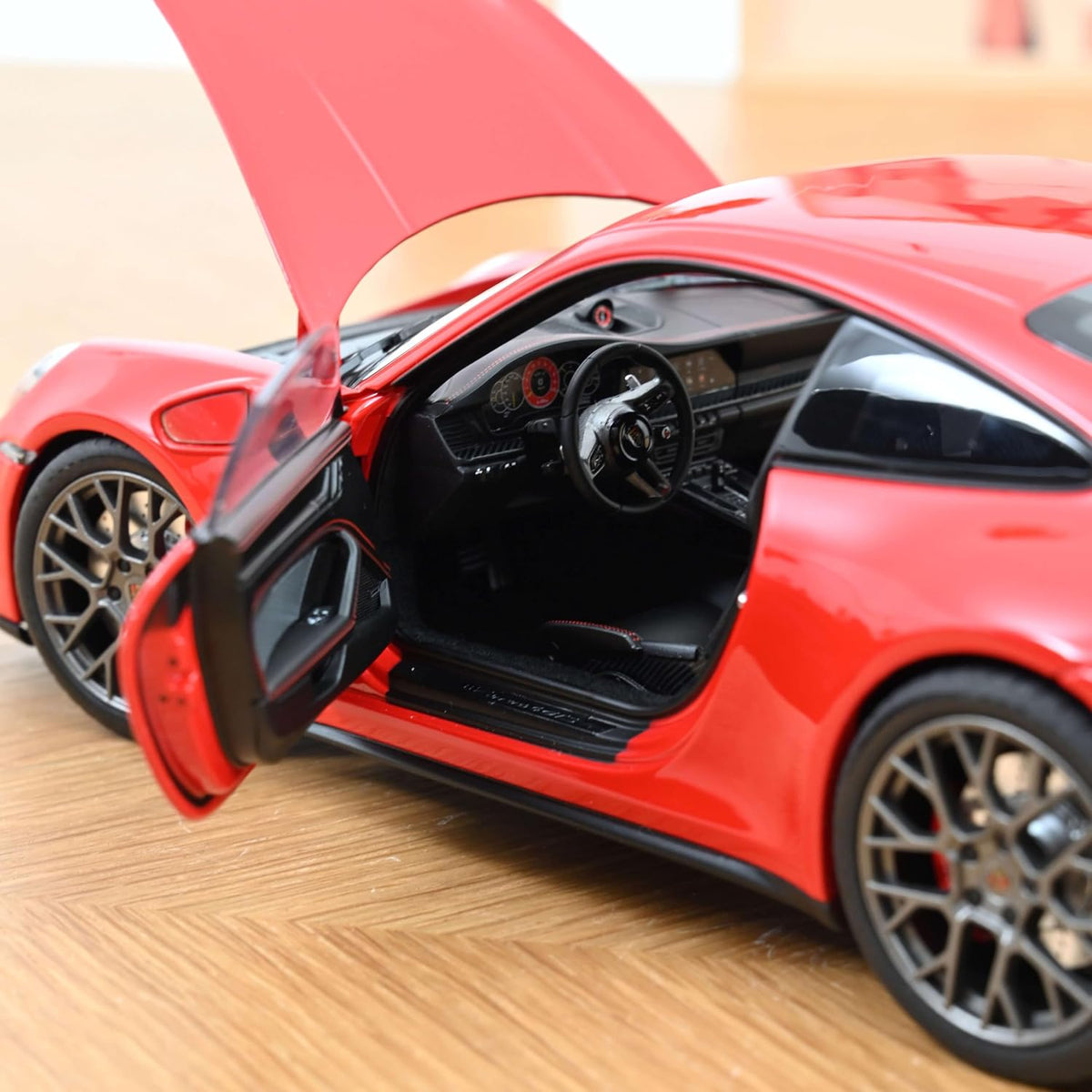 Porsche 911 (992) 2025 Carrera 4 GTS Red 1:18-5