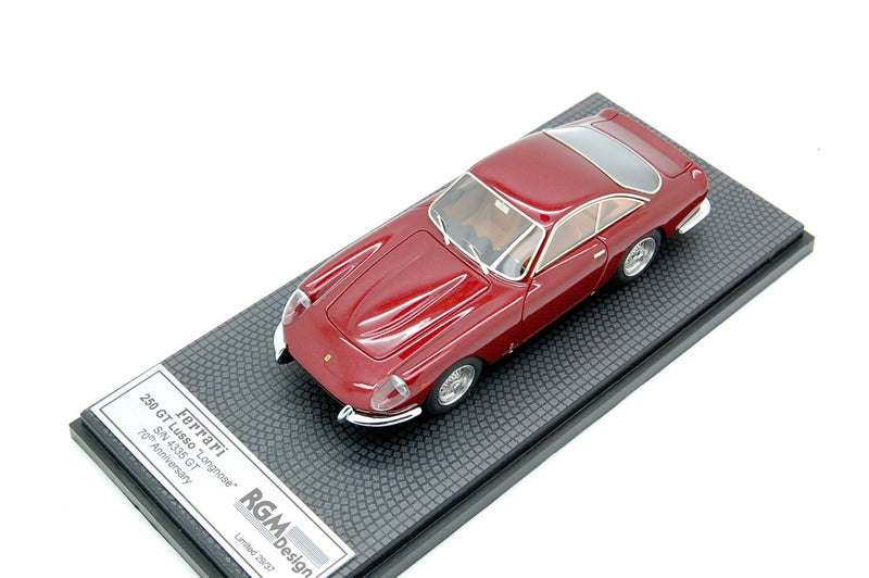 Ferrari 250 GT Lusso S/N 4335 Long Nose 70th Anniversary  Metal Red 1:43 - 9607