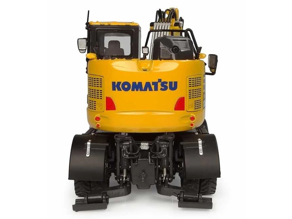 Komatsu PW138MR-11 Wheeled Excavator Yellow 1:50-5