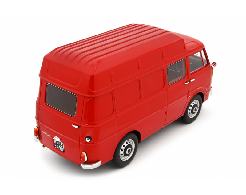 Alfa Romeo F12 Autocarro Tetto Sopralzato 1967 Rosso 1:18-5