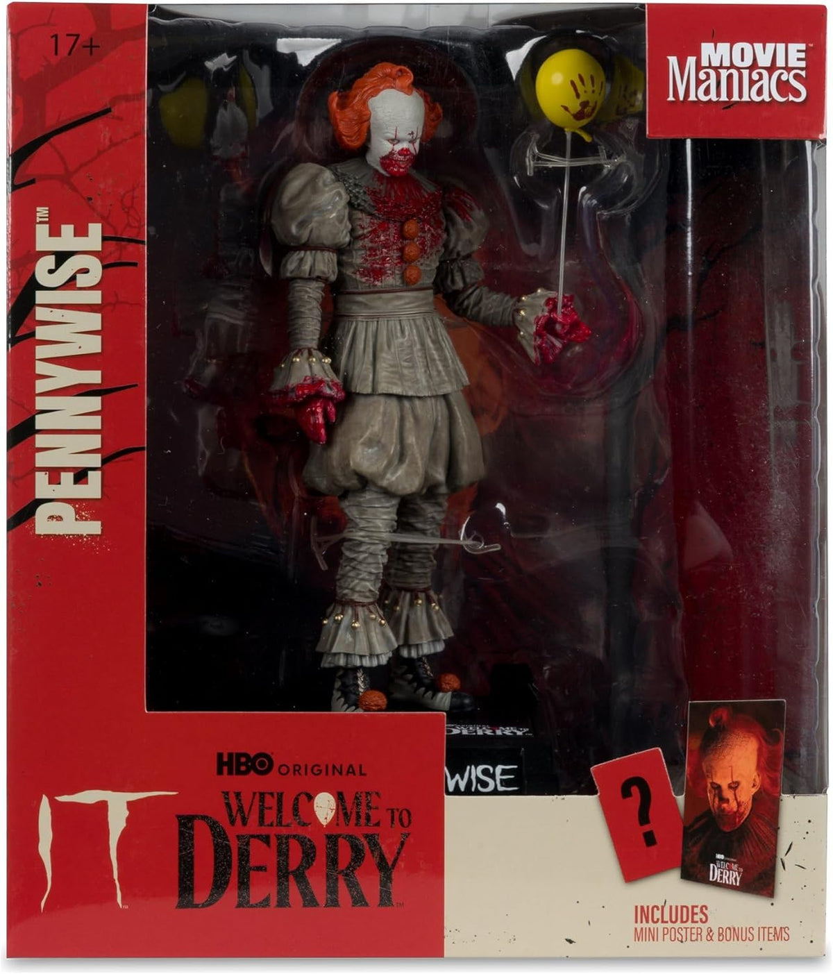 Pennywise Bloody Movie Maniacs "Welcome to Derry" AF 15cm-h-6