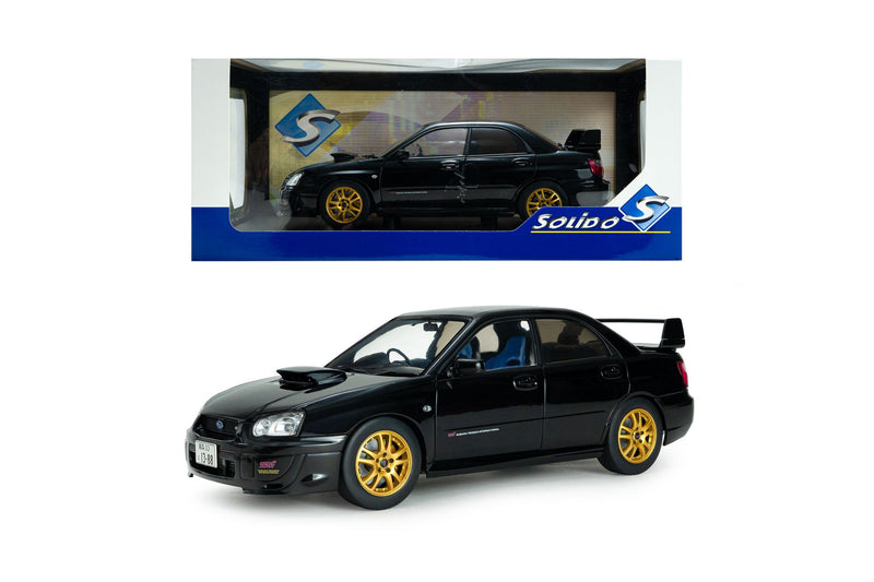 Subaru Impreza WRX STI 2004 pearl black 1:18-10