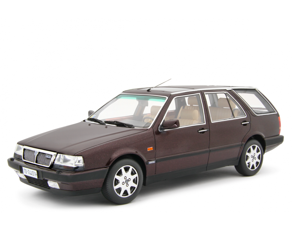 Lancia Thema Station Wagon T.D. 1988-92 Bordeaux Metallizzato 1:18-14