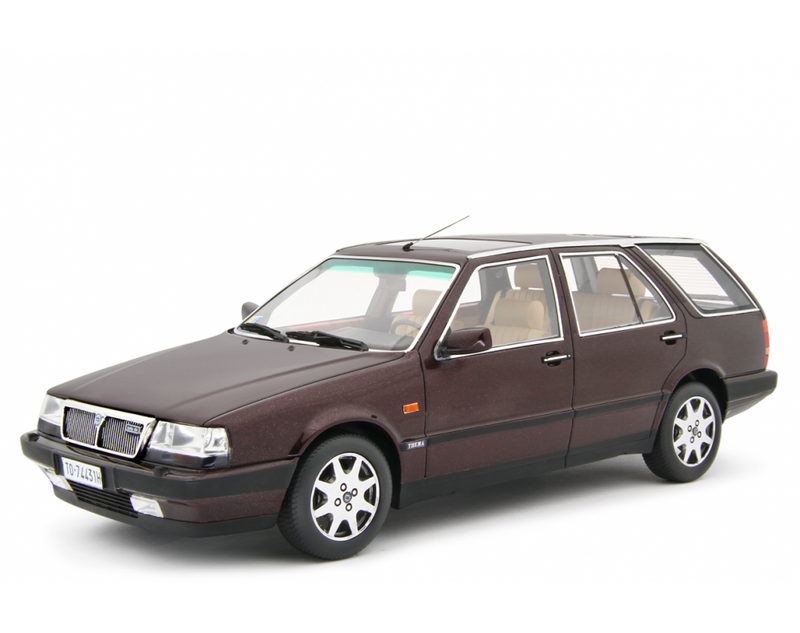 Lancia Thema Station Wagon T.D. 1988-92 Bordeaux Metallizzato 1:18-1
