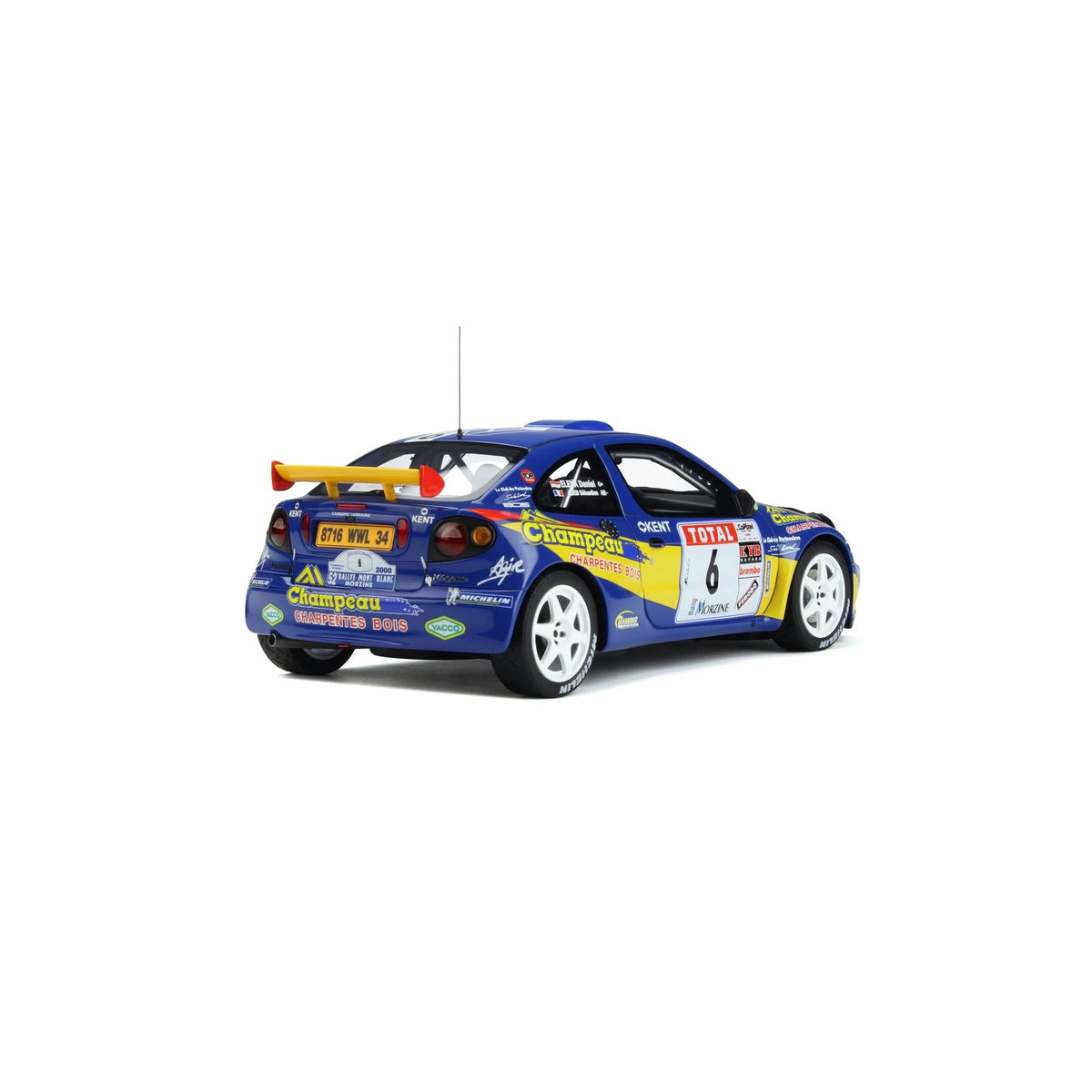 Renault Megane Maxi Blue 2000 Rally Du Mont Blanc 1:18-2